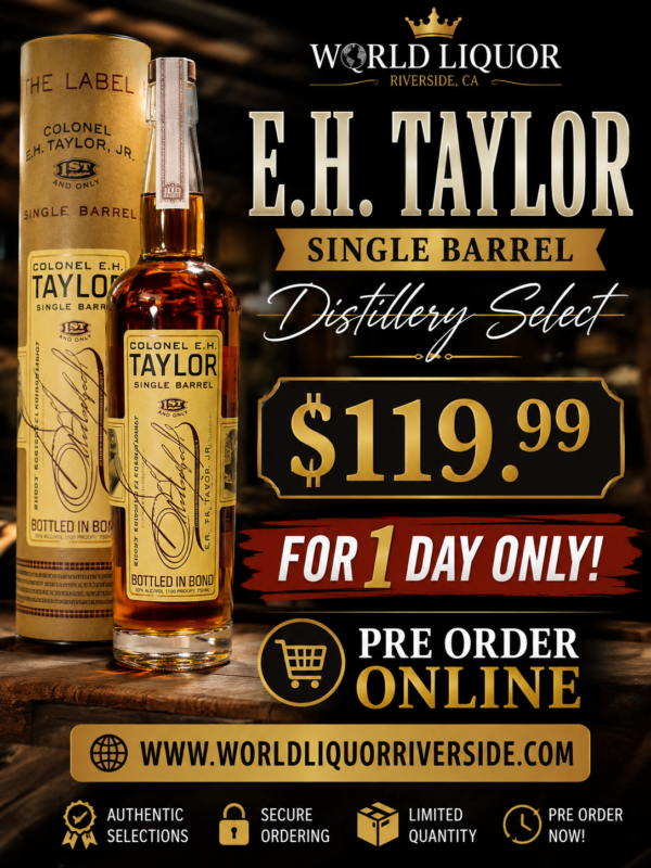 EH Taylor Single barrel Distillery Select